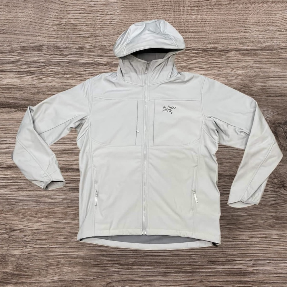 Arc'teryx Gamma Softshell Light Grey Jacket Size M